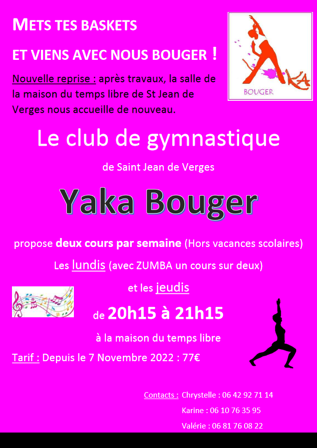 Information Yaka bouger 